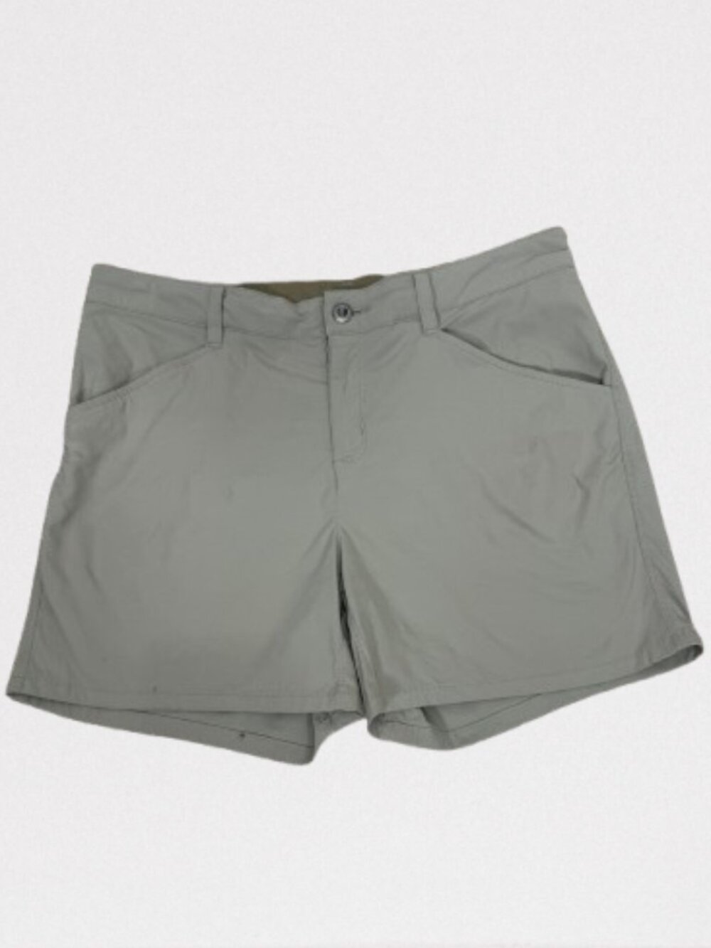 Patagonia Women's Quandary Hiking Shorts Size 10 Light Light Olive